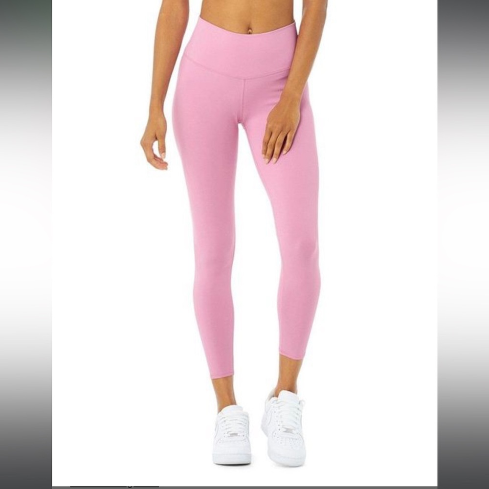ALO Yoga Airbrush 7/8 leggings in bubble gum XS